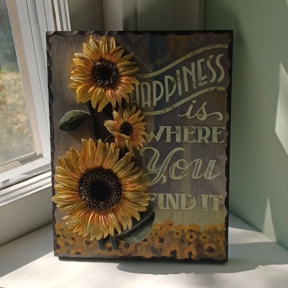 Sunflower decorations 3 pieces